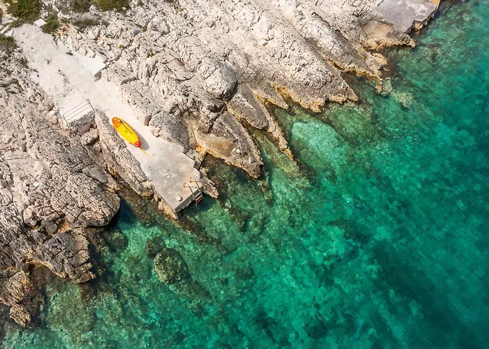 Private Seaside Porat In Ostricka Luka, Kanica, Rogoznica With Pool * Zaglavice