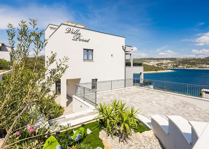 Luxury Seaside Villa Porat With Pool, Sauna And Sea View In Kanica - Rogoznica Villa *