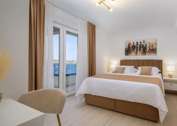 Private Seaside Porat In Ostricka Luka, Kanica, Rogoznica With Pool *