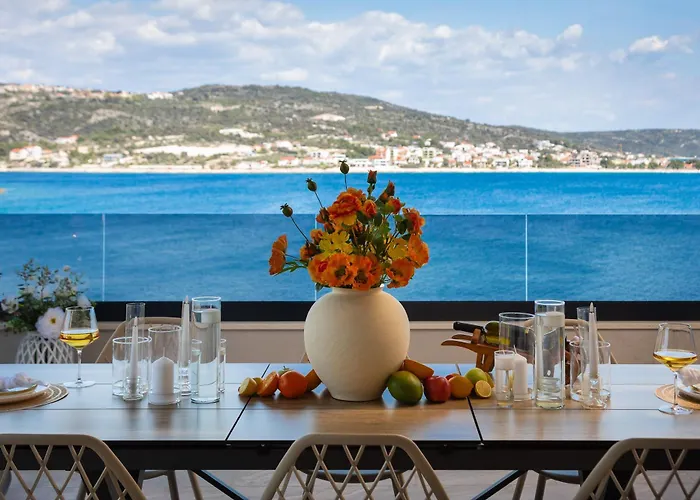 Luxury Seaside Villa Porat With Pool, Sauna And Sea View In Kanica - Rogoznica Villa Zaglavice