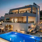 Luxury Seaside Porat With Pool, Sauna And Sea View In Kanica - Rogoznica Villa Zaglavice