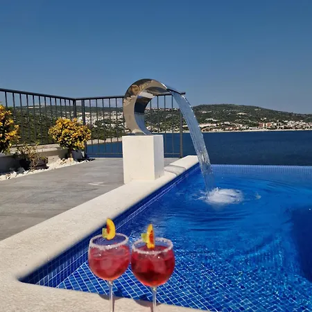 Private Seaside Porat In Ostricka Luka, Kanica, Rogoznica With Pool Villa