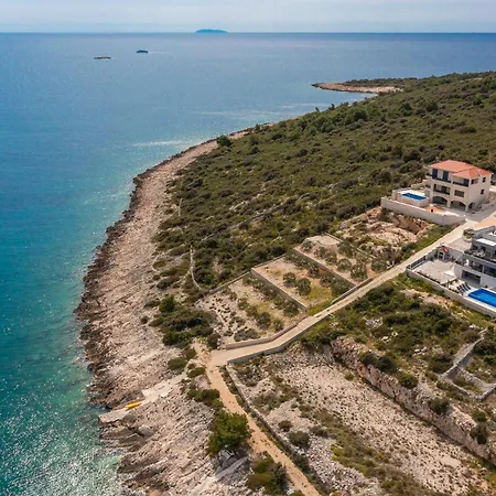 Private Seaside Porat In Ostricka Luka, Kanica, Rogoznica With Pool