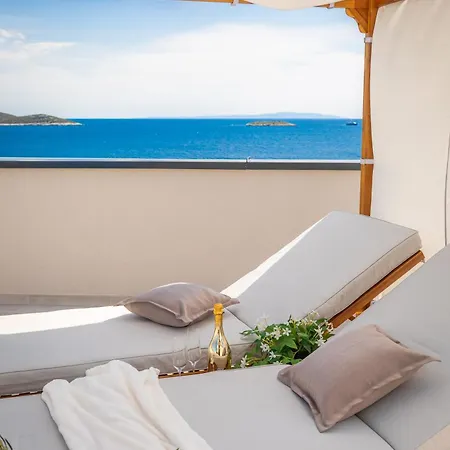 Private Seaside Porat In Ostricka Luka, Kanica, Rogoznica With Pool