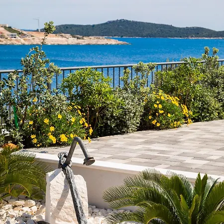 Private Seaside Porat In Ostricka Luka, Kanica, Rogoznica With Pool Willa