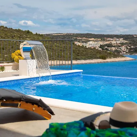 Private Seaside Porat In Ostricka Luka, Kanica, Rogoznica With Pool