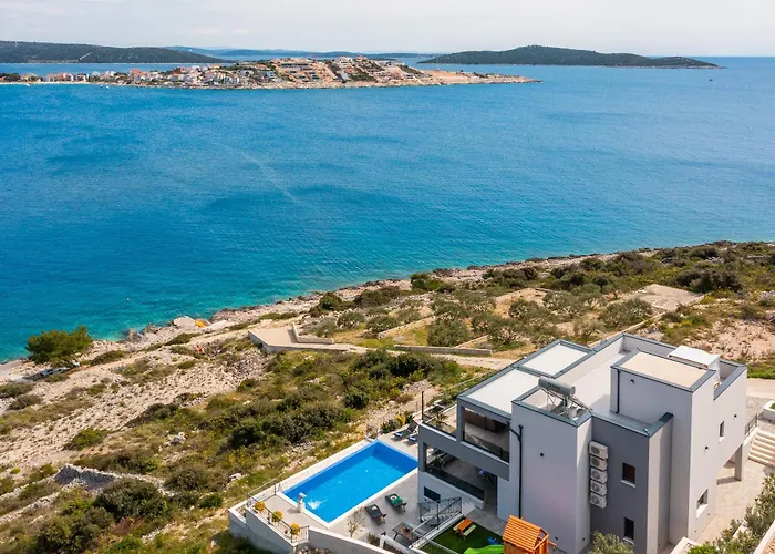 וילה Private Seaside Porat In Ostricka Luka, Kanica, Rogoznica With Pool Zaglavice