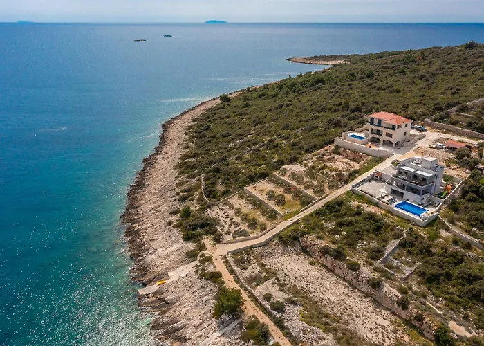 Luxury Seaside Villa Porat With Pool, Sauna And Sea View In Kanica - Rogoznica