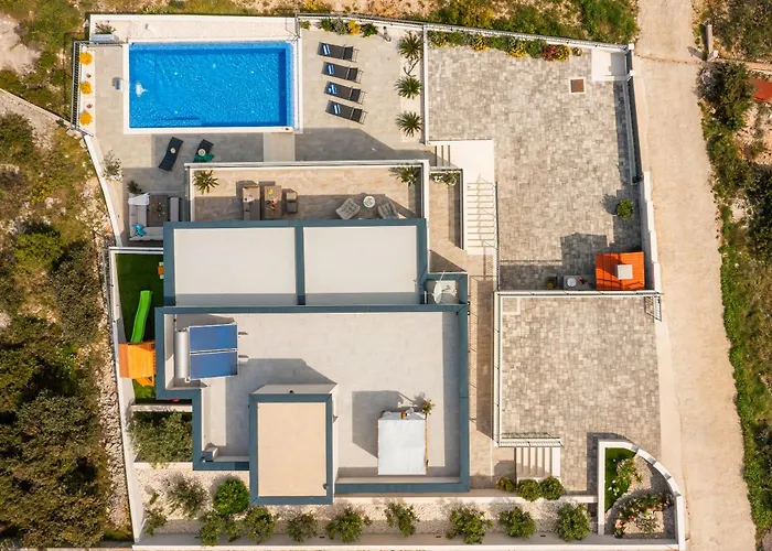 Luxury Seaside Villa Porat With Pool, Sauna And Sea View In Kanica - Rogoznica