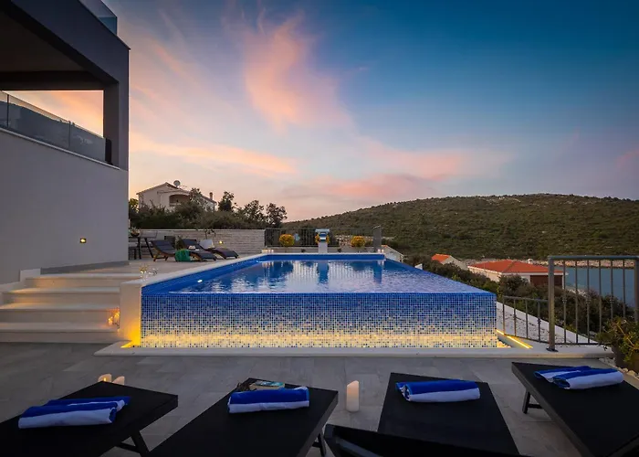 Villa Luxury Seaside Villa Porat With Pool, Sauna And Sea View In Kanica - Rogoznica