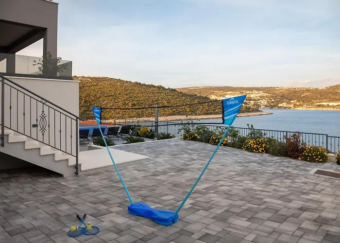 Villa Private Seaside Porat In Ostricka Luka, Kanica, Rogoznica With Pool *