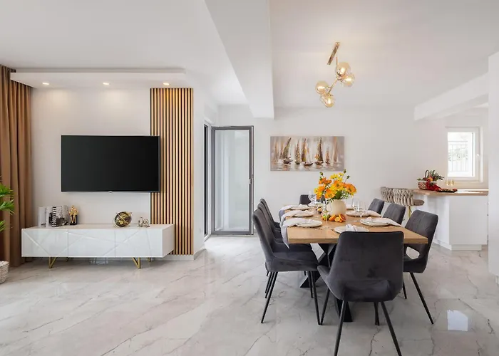 Luxury Seaside Villa Porat With Pool, Sauna And Sea View In Kanica - Rogoznica Villa Zaglavice